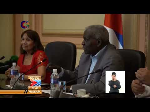 Intercambió Esteban Lazo  con el Cuerpo Diplomático Africano acreditado en Cuba