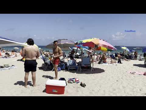 Playa de Fort Lauderdale en Spring Break