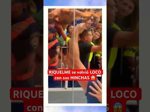 RIQUELME se volvió loco con los HINCHAS de BOCA  #BocaJuniors #RiverPlate #FutbolArgentino #Boca