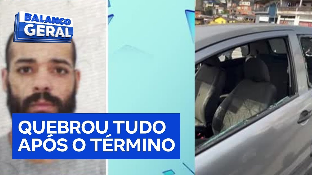 Homem destrói o carro da ex-esposa após não aceitar o fim do relacionamento na Grande São Paulo