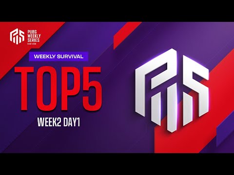 PWS Phase2│デイリーハイライト Week2 Day1│Weekly Survival【PUBG】