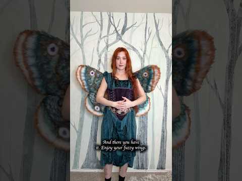 Make your own fuzzy wings 🦋