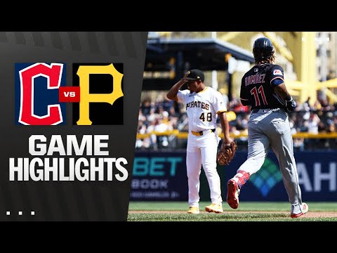Guardians vs. Pirates Game Highlights (4/20/25) | MLB Highlights