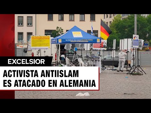 Activista antiislam es atacado con arma blanca en Alemania