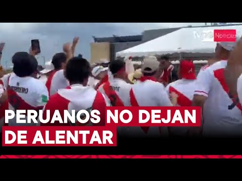 Perú vs Canadá: Hinchas peruanos alientan a la Bicolor en exteriores del estadio previo al partido