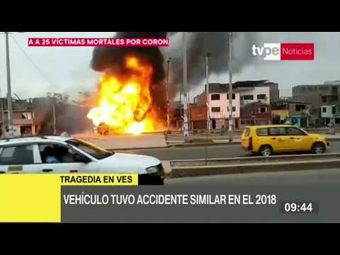 Tragedia en VES: camión tuvo accidente similar en el 2018