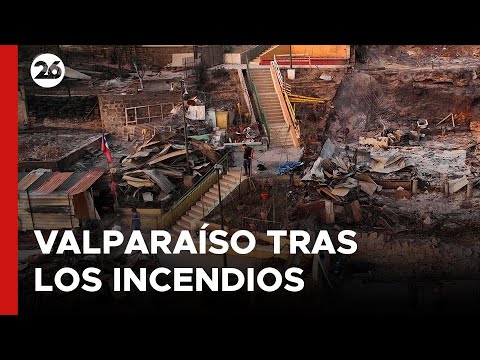 CHILE | Así quedó la ciudad de Valparaíso luego de la devastación dejada por los incendios
