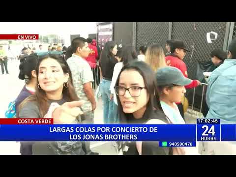 Los Jonas Brothers: Se reportan incidentes en colas para el concierto en San Miguel
