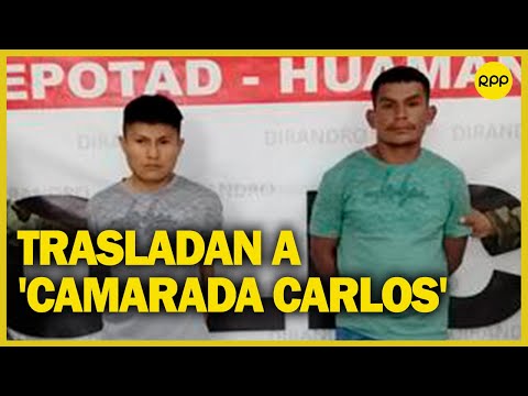 'Camarada Carlos': Trasladan a Lima a integrante de Sendero Luminoso