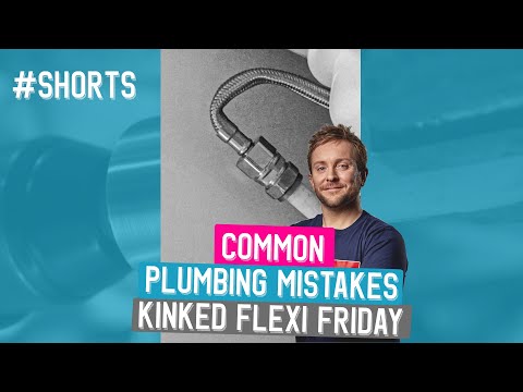 Common Plumbing Mistakes Flexible Pipe Connector KINK #Shorts