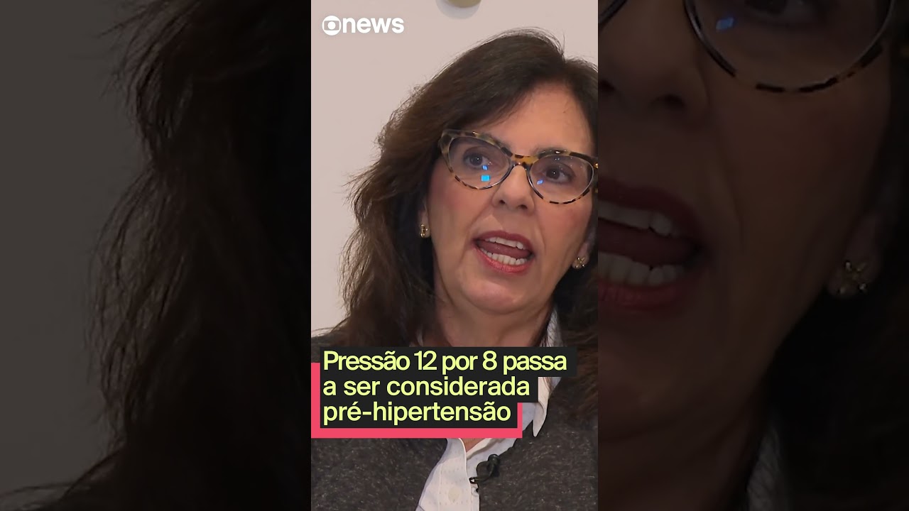 Pressão 12 por 8 passaa ser considerada pré hipertensão