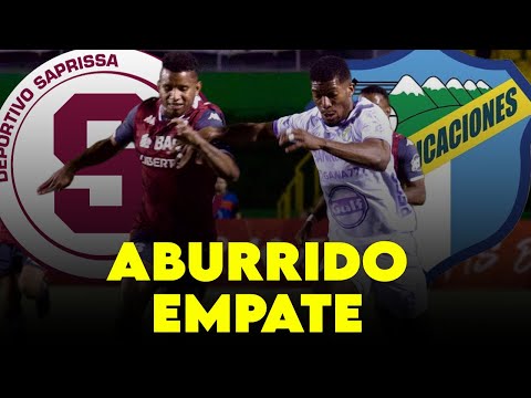 ¿MAL PARTIDO? | COMUNICACIONES 1 - 1 SAPRISSA | Duelo Panameño