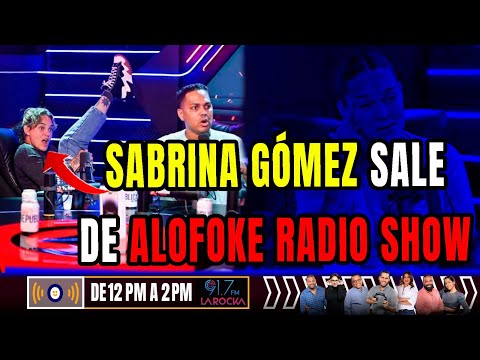 SABRINA GÓMEZ SALE DE ALOFOKE RADIO SHOW #lasredes