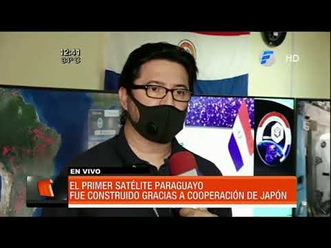 Presentan primer satélite paraguayo en Japón