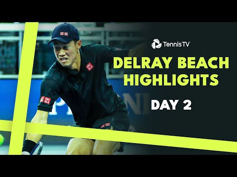 Nishikori And McDonald Battle; Fokina & Opelka Feature | Delray 2025 Day 2 Highlights