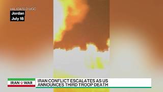 Thumbnail for the video "US-Iran Strikes Ramp Up After American Troops Killed" from Bloomberg Television
