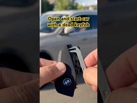 Key Fob Dead? Start Your BMW in 60 Seconds