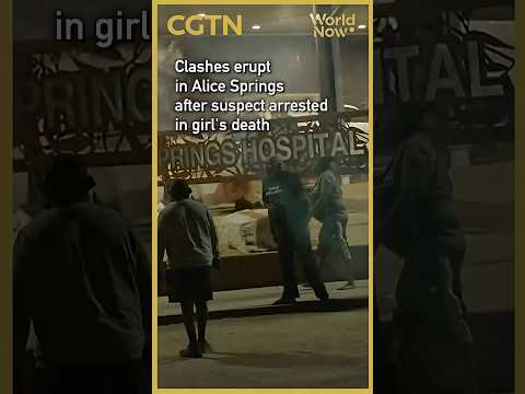 Clashes erupt in Alice Springs after suspect arrested in girl's death #worldnow