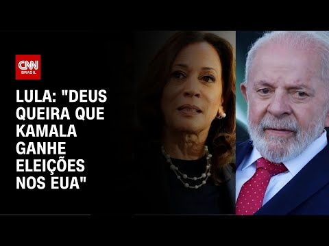 Lula: "Deus queira que Kamala ganhe eleições nos EUA" | LIVE CNN