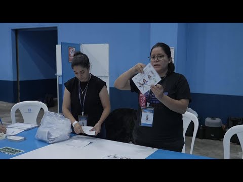 Votes being counted after polls close in Guatemala presidential election runoff