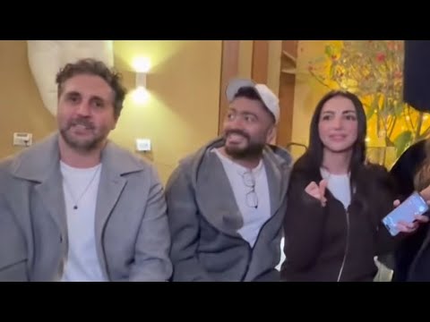 تامر حسني وهشام ماجد وشيكابالا من سحور امس