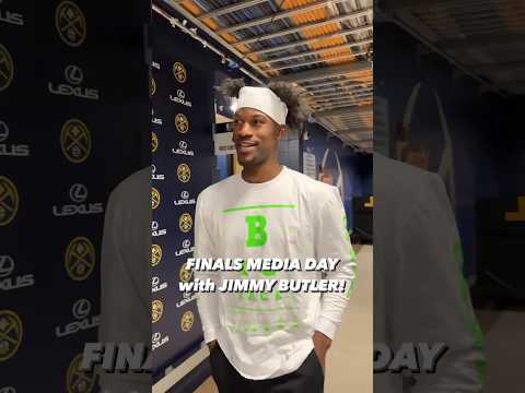 Go Behind The Scenes With Jimmy Butler at #NBAFinals Media Day! | #Shorts
