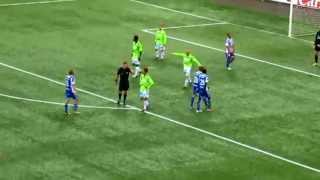 مشجع عاري الصدر يتسبب في الغاء هدف في الدوري الفنلندي