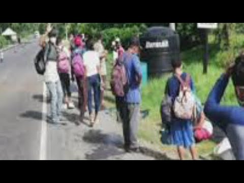 Nueva caravana de migrantes hondureños inicia viaje