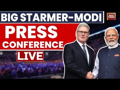 India-UK Joint Press Meet Live: PM Modi And Starmer Press Conference Live | India Today Live