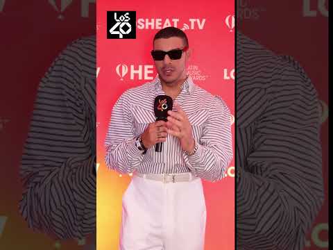 Manuel Medrano en la gala de los premios Heat para LOS40