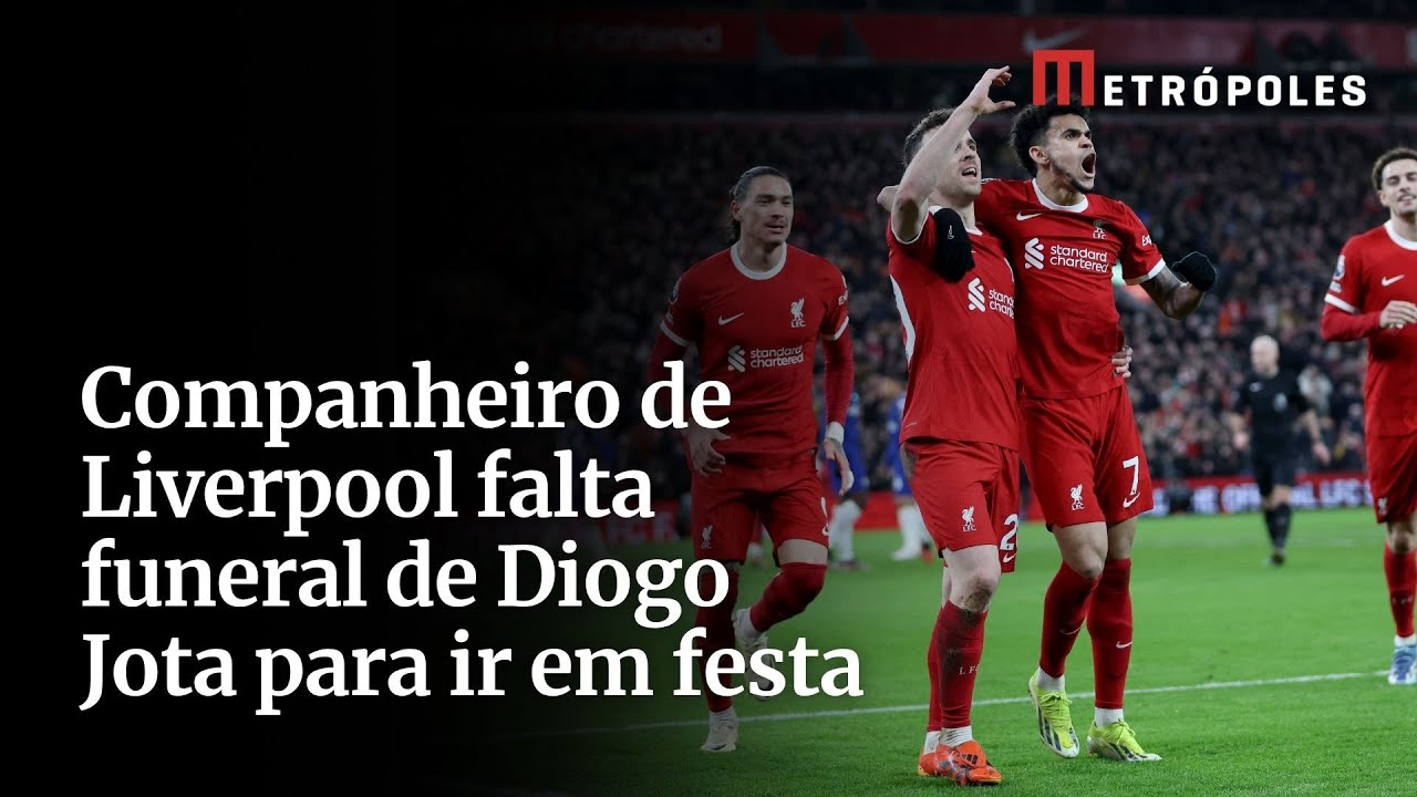 Companheiro de Liverpool falta funeral de Diogo Jota para ir em festa