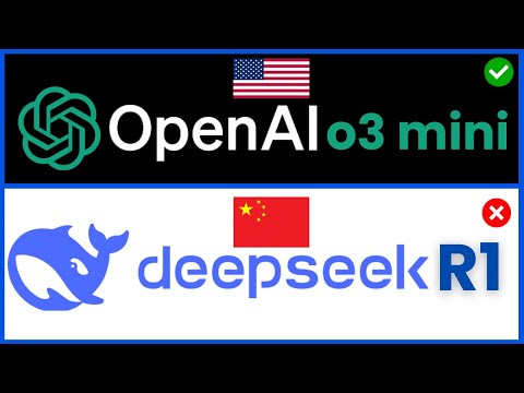 NEW OpenAI o3-mini Beats Deepseek R1!?🤖 FREE Super FAST Reasoning Model USA vs China AI Wars!
