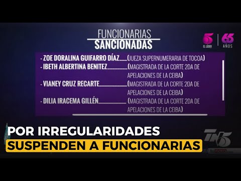 Suspenden a jueza y tres magistradas por irregularidades en caso Ecotek