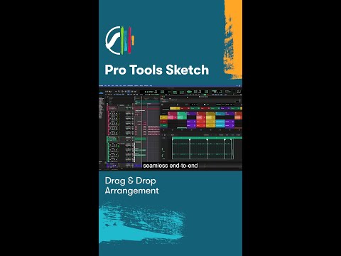 New in Pro Tools Sketch — Drag & drop arrangement ▶️ youtu.be/UeCl1cr3vLo