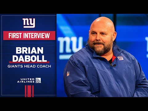 Brian Daboll's FIRST Interview as Giants Head Coach video clip