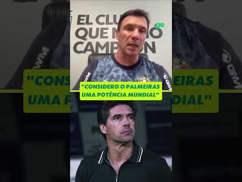 "CONSIDERO O PALMEIRAS UMA POTÊNCIA MUNDIAL", DIZ TÉCNICO DO SPORTING CRISTAL | #shorts | ge.globo