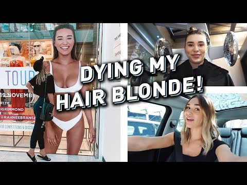 Dying My Hair Back Blonde | VLOG!