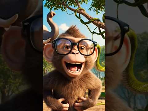 jungle🌳ka smart😱Bandar🐒 #cartoon #edit #cocomelon #comedy #bandar