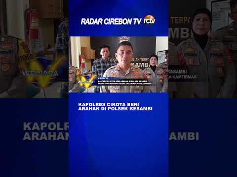 Kapolres Cikota Beri Arahan di Polsek Kesambi