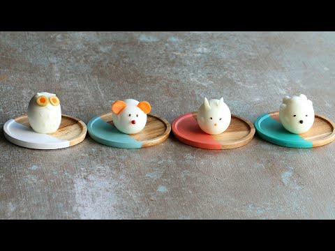 Animal-Shaped Boiled Egg 4 Ways ? Tasty Recipes