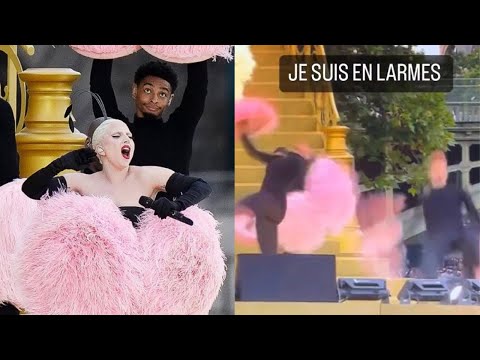 Cérémonie JO Paris 2024 : un des danseurs de Lady Gaga fait une grave chute en direct