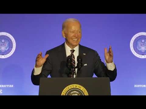 PRES BIDEN ELECTRIFYING MOMENT at HBCU conference