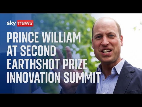 Watch live: Prince William attends second Earthshot Prize Innovation Summit in New York