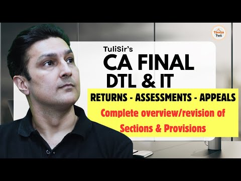 Overview - Revision CA Final DTL&IT - Returns - Assessments - Appeals: Section list