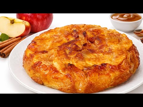 TARTA DE MANZANA SIN HORNO. Esta receta es ideal para la merienda o para servirla de postre - DULCES