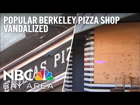 Berkeley pizza shop cleaning up after being hit by vandals