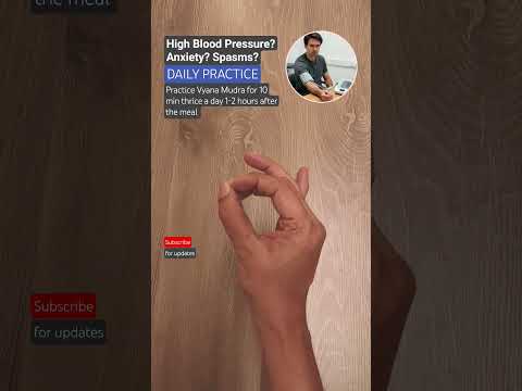 Vyana Mudra helps in normalising High Blood Pressure and relieving related symptoms. #hypertension