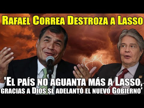 Rafael Correa Destroza a Guillermo Lasso: ¡Desastre Presidencial Revelado!