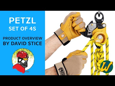 Essential Tools for Tree Work - Dave builds a set of 4s with Petzl
pulleys