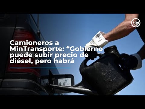 Camioneros a MinTransporte: “Gobierno puede subir precio de diésel, pero habrá consecuencias”
